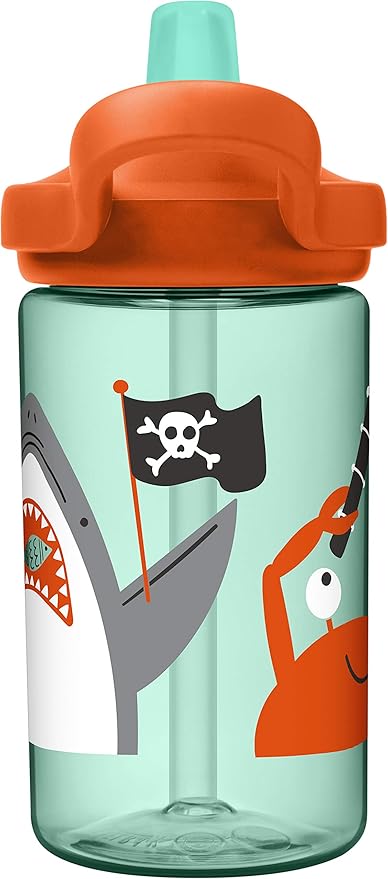 CamelBak Eddy+ 14oz Kids Water Bottle with Tritan Renew – Straw Top, Leak-Proof When Closed - Limited Edition Colors