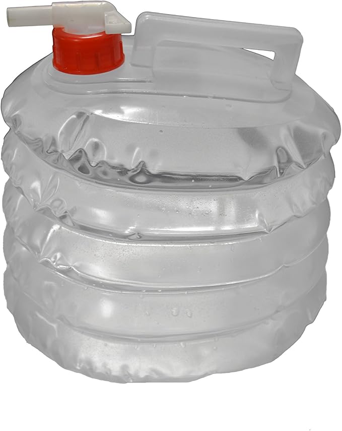 Collapsible Water Jug Folding Water Bottle Backpacking Camping Gear (5 Liters/1.3 Gallon)