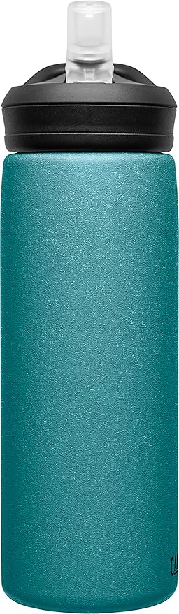 CamelBak eddy+ Water Bottle with Straw 20oz - Insulated Stainless Steel, Lagoon