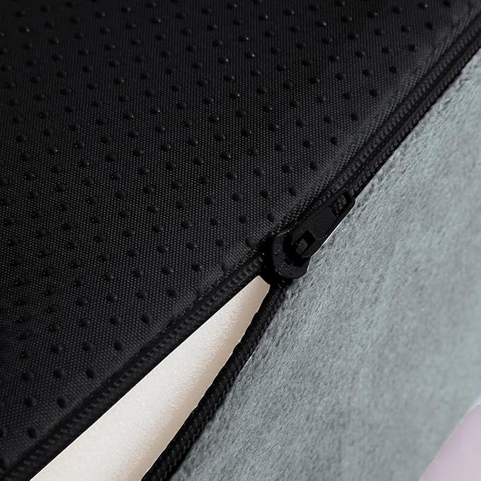 HOMBYS Memory Foam Lumbar Support Pillow for Recliner with Recliner Chair Seat Cushion-Thick Seat Cushion for Elderly with Long Back Support, Extra Large & Non-Slip