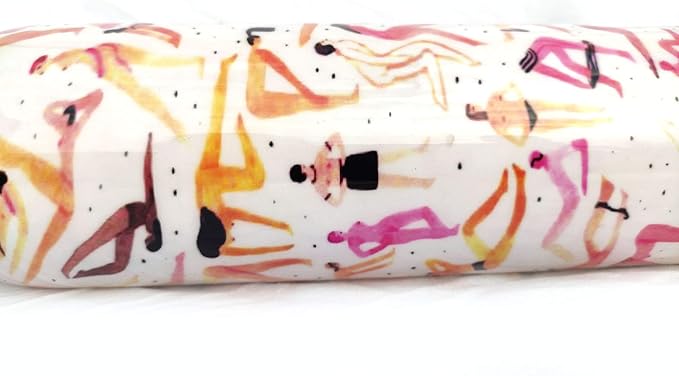 Pure Printed Copper Water Bottle - Leak Proof Ayurvedic Drinkware Copper Vessel for Sports, Gym, Outdoors, Yoga, Health Benefits (30 oz)