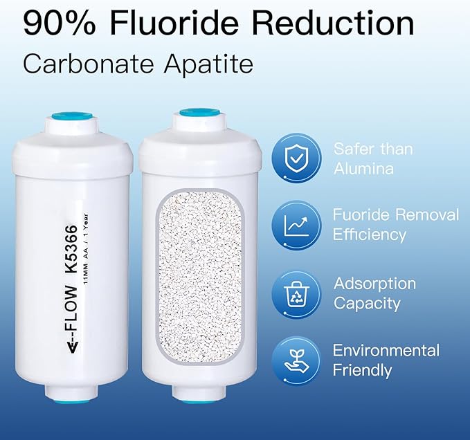 Gravity-Fed Water Filter System, 2.25G Stainless-Steel Countertop System with 2 Black NSF/ANSI 42 Certification Elements, 2 Fluoride, Metal Water Level Spigot, Reduces Fluoride and Chlorine