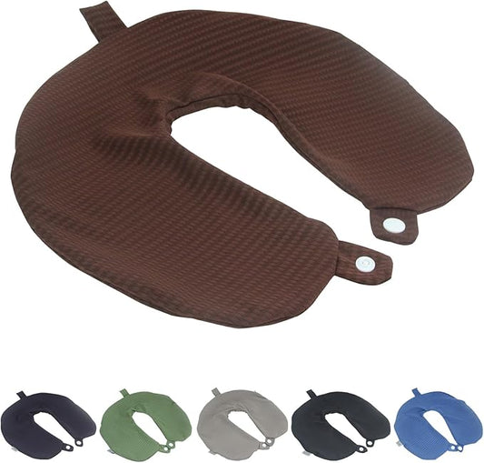 Neck Pillow Cover, Travel Neck Pillow Cover, Travel Neck Pillow Case Cover, Travel U Neck Pillow Cover, Soft and Smooth, Neck Pillow Replacement Cover (Only Pillow Covers, no Filler)