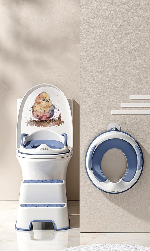 Lovely Cute Watercolor Chicken Wall Stickers Decals, Farm Animals Decor Vinyl Waterproof Peel Removable Self-Adhesive Murals for Nursery Kids Bedroom Bathroom Toilet Playroom Furniture Classroom