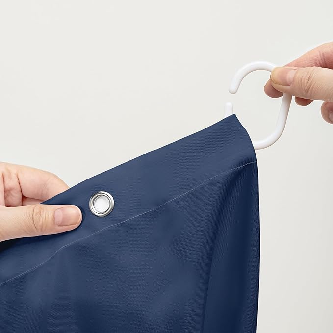 AILONEN Cartoon Shark Shower Curtain for Kids Boys Girls,Blue Ocean Wave with Shark Waterproof Fabric Shower Curtain for Bathroom,Blue Jumping Dolphin Theme Shower Curtain Set with Hooks,72" W*78" H