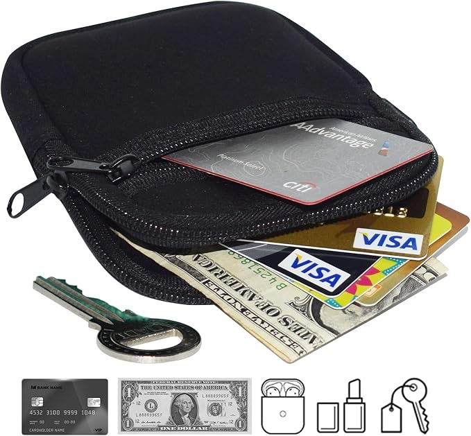 Water Bottle Pouch, Compatible with Stanley Quencher Adventure 40oz & Fit for Stanley IceFlow 20oz 30oz,Handheld Pocket for Safely Carry Cards Keys, Wallet, Earphone etc. Daily Necessities