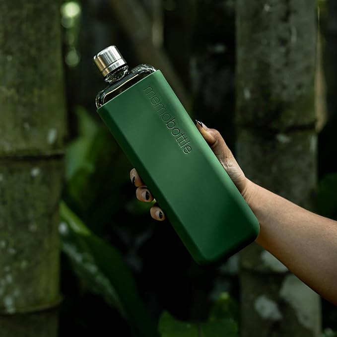 memobottle Slim Silicone Sleeve - Moss Green (Sleeve Only)