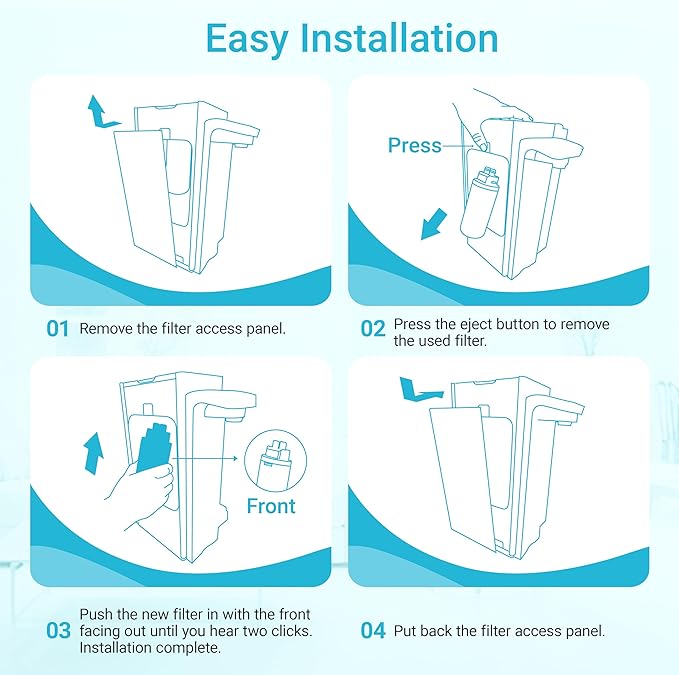 AQUA CREST Water Filter Replacement, Replacement for Brita® Hub Instant Powerful Countertop Water Filter System, 87340, 6 Months, Pack of 1