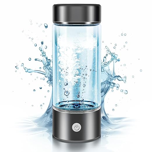 Hydrogen Water Bottle,Hydrogen Water Bottles Generator, Built-in Hydrogen Water Machine Quickly Produces Hydrogen to add to Hydrogen Tanks,Black