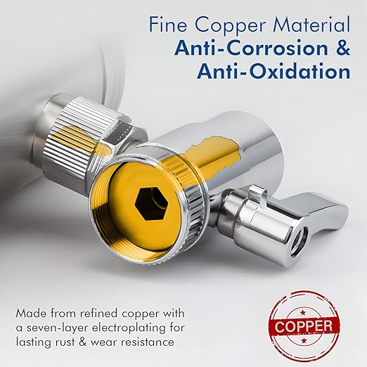 Stainless Steel Faucet Water Filter - Sink Tap Filter - 360° Rotating Faucet Filter Water Purifier - Sink Water Filter Faucet Filter for Kitchen or Bathroom - Filtration Removes Chlorine & Limescale