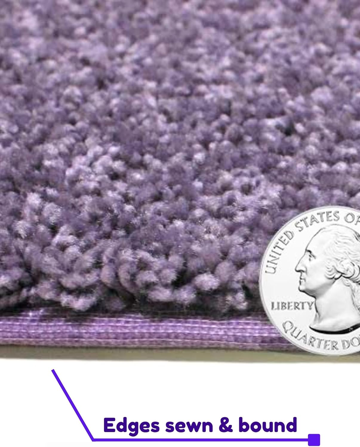 KOECKRITZ Soft and Colorful Kids Classroom Area Rugs (Passes Flammability Pill Test) Many Sizes and Bright Colors to Select from (10' x 14', Lavender)