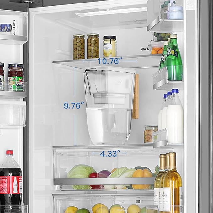 Replacement Filters for All Waterdrop® Pitcher Filtration System, Fits Waterdrop® WD-PF-01A Plus, Reduces PFAS, PFOA/PFOS, Chlorine, Last Up to 3 Months or 200 Gallons (Pack of 3)