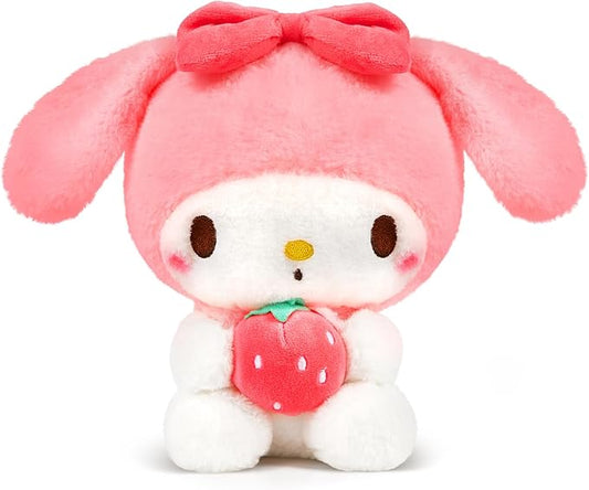 Kawaii Plush Toys with Strawberry 10'', Cartoon Stuffed Animals Anime Plush Doll Figure Toy Throw Pillow - Gift for Girls Boys
