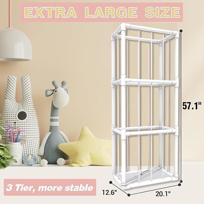 Original Stuffed Animal Zoo, Large Stuffed Animals Storage, Toy Storage Organizer for Plush Toy Holder, Perfect Stuffed Animals Ideas for Toddler Boys Girls, Nursery Play Room