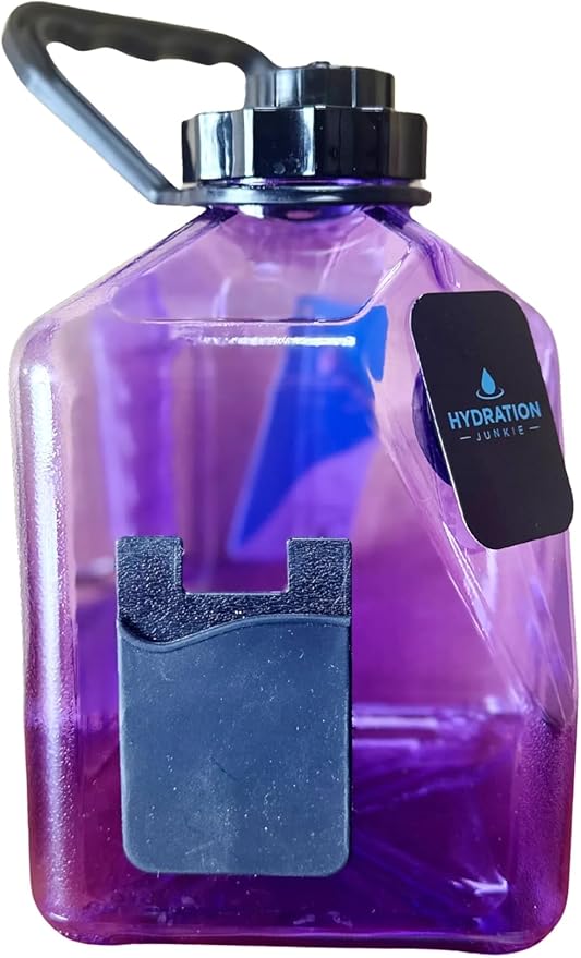 3 LITER BIG WATER BOTTLE WITH HANDLE | TRANSPORTER JUG (ROYAL PURPLE)