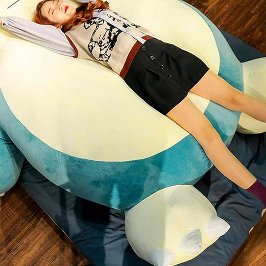 Giant Bean Bag Chair Cover Unstuffed Large Size Bed Pillow Plush Bean Bag for Holiday Birthday Gifts (200cm/78.7inch, Sleep style)