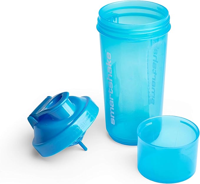 Smartshake SLIM, 17 oz Shaker Cup, Blue (Packaging May Vary)