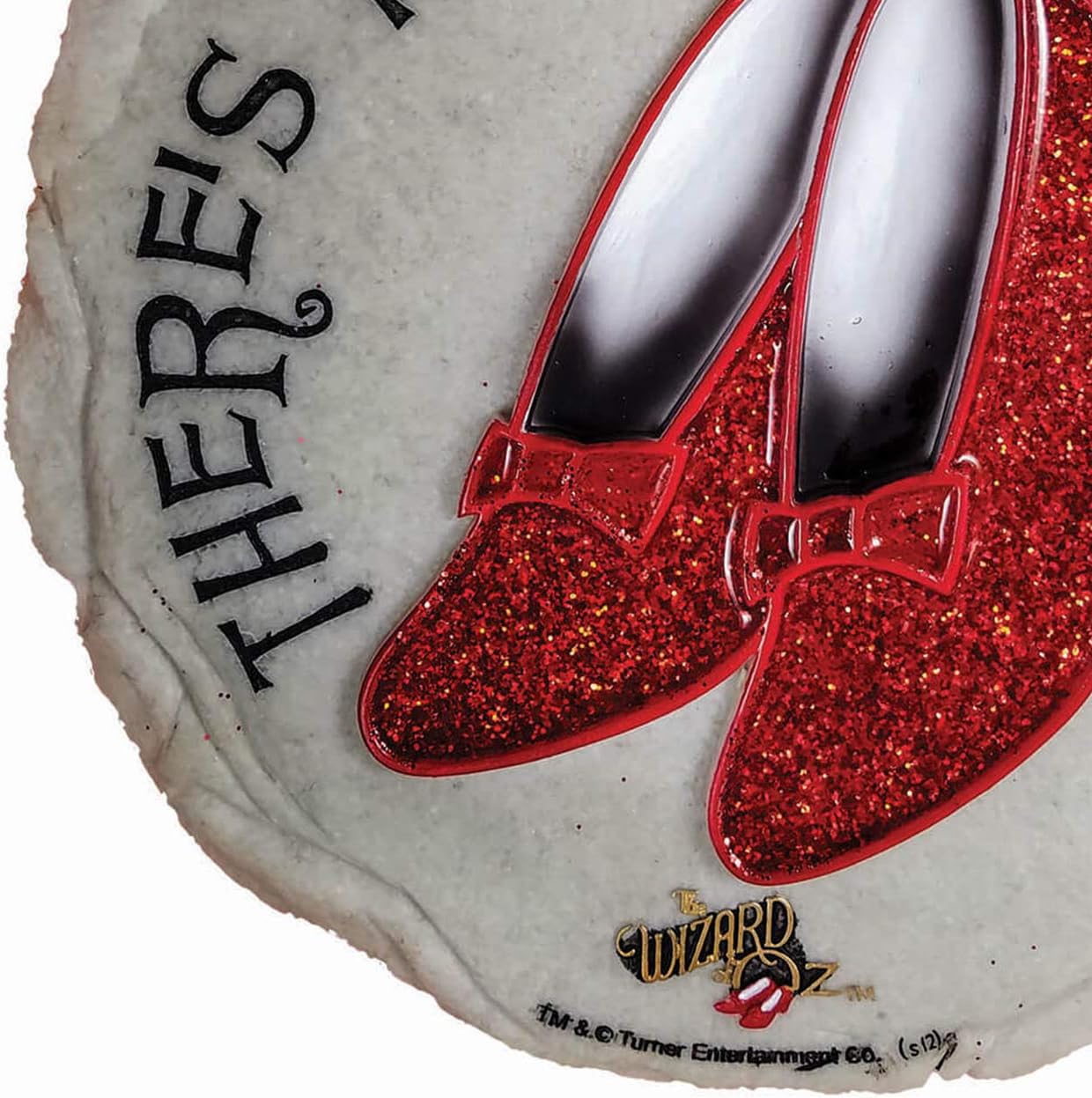 Spoontiques Ruby Slippers Stepping Stone - Wizard of Oz Decorative Garden Stone for Yard, Patio, Garden or Walkway - Outdoor or Indoor Home Decor