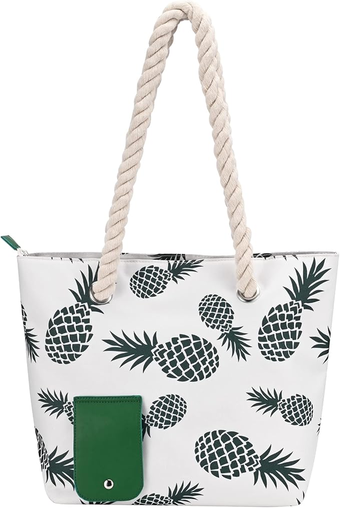 Wine Purse with Hidden Spout, Beach Wine Tote Bag for Women with Zipper and Compartments,Leakproof Waterproof Sandproof with Cooler Bags Insulated - 3 x 1.5L replacement Bladder