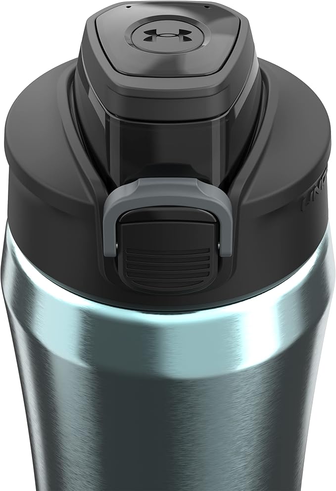 Under Armour 18oz Beyond Stainless Steel Water Bottle, Vacuum Insulated, Self Draining Protective Cap, Leak Proof, For Kids & Adults, All Sports, Gym