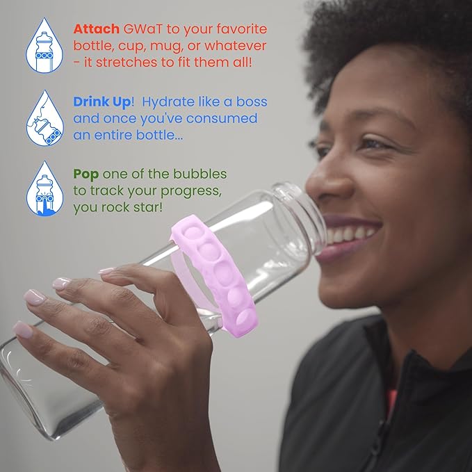 Hydration Tracker for Water Bottles, Helps You Drink More