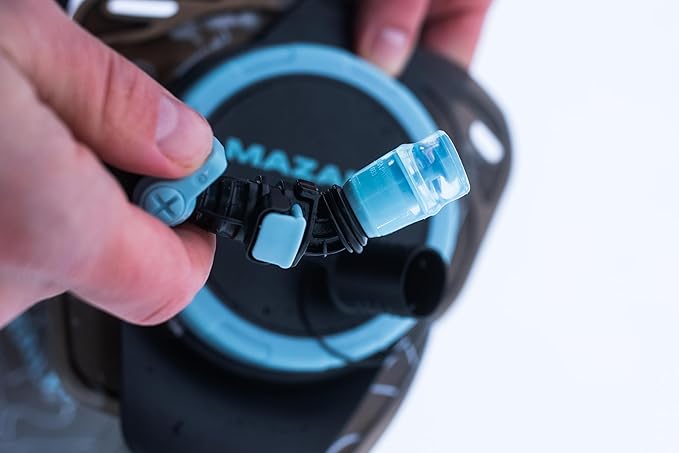 Trailflow-88TZ Hydration Bladder by Mazama Designs. Leakproof, Easy to Clean and Fill Water Reservoir BPA Free, Fits Most Hydration Backpacks. Great for Running Hiking Camping Cycling. (3L)