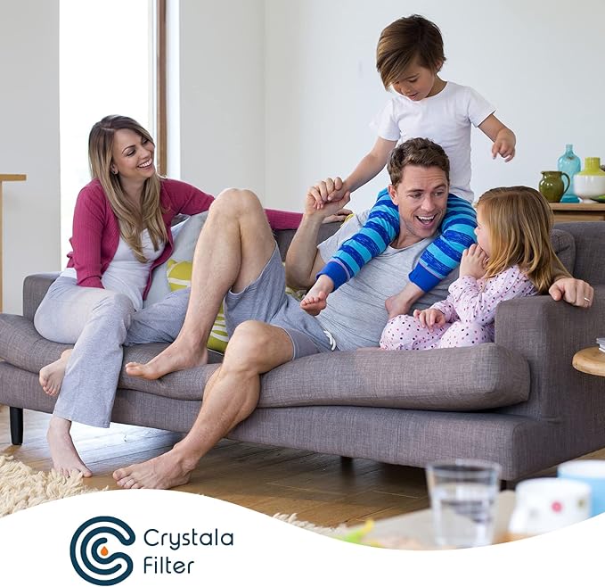 Crystala Filters 4US-MAXL-F01 Replacement Filter, Compatible with 4US-MAXL-S01 System, 2PACK