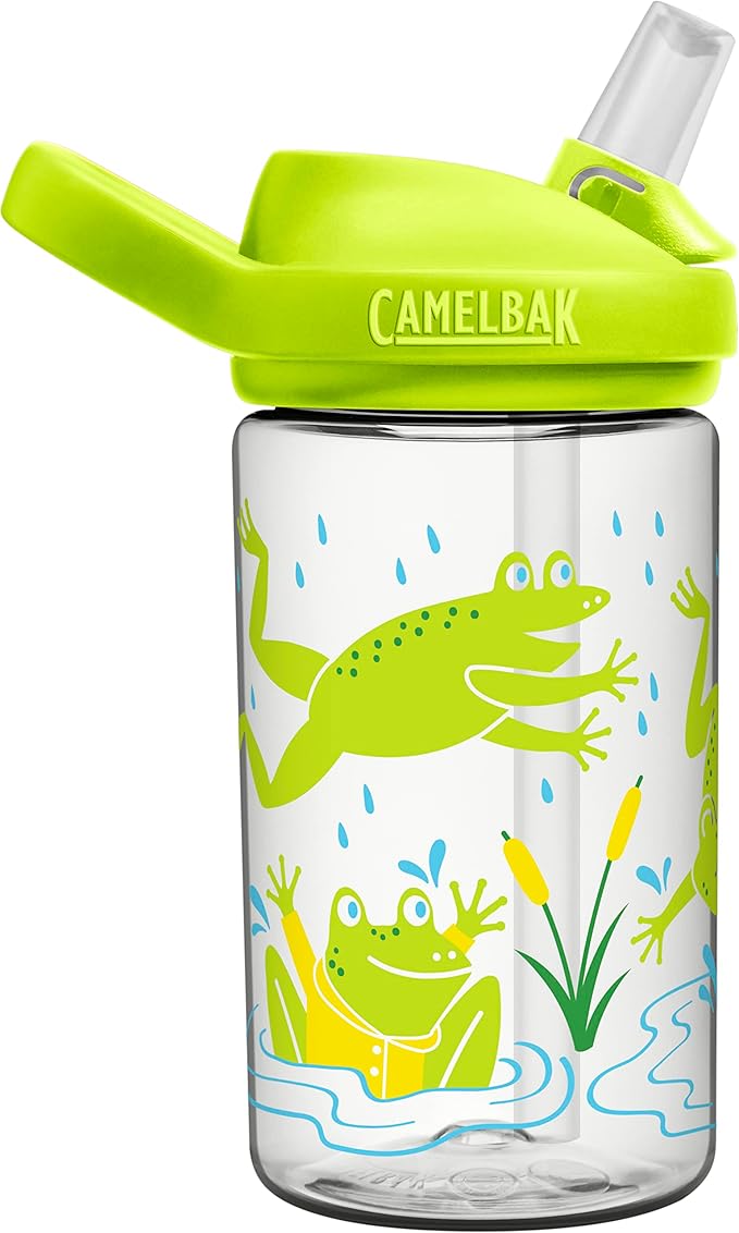 CamelBak Eddy+ 14oz Kids Water Bottle with Tritan Renew – Straw Top, Leak-Proof When Closed - Limited Edition Colors