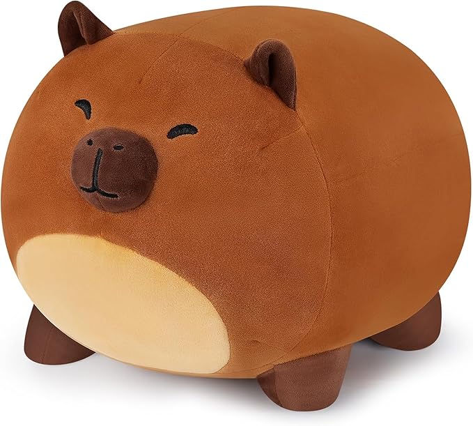 Capybara Plush Toys-12'' Capybara Plush Toy, Capybara Plush Pillow, Cute Soft Plush Capybara Plushie Stuffed Toys, Capybara Plush Pillows Toy Decoration Doll Gift for Kids Girls Boys