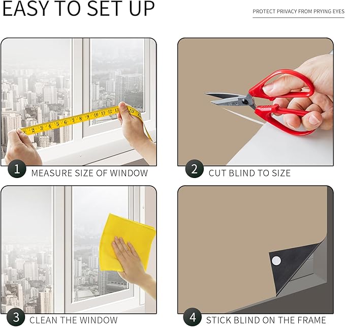 Portable Blackout Shades 100% Blackout Curtains for Bedroom Small Window Curtains No Light Kitchen Windows Insulated for Nursery for Baby Travel Curtain,Sand Yellow,56" W x 63" L,1 Panel