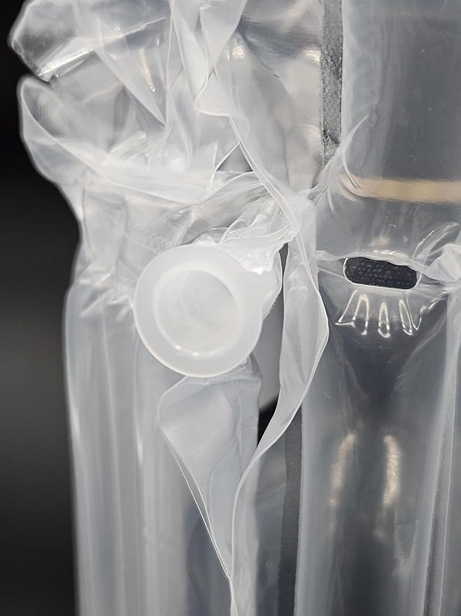 25 pack Wine bottle protector, Wine bottle packaging, Air Column Packaging, Wine Bottle Travel Protector Bags, Reusable Wine Bottle Protector, Safe Transportation of glass bottles, large