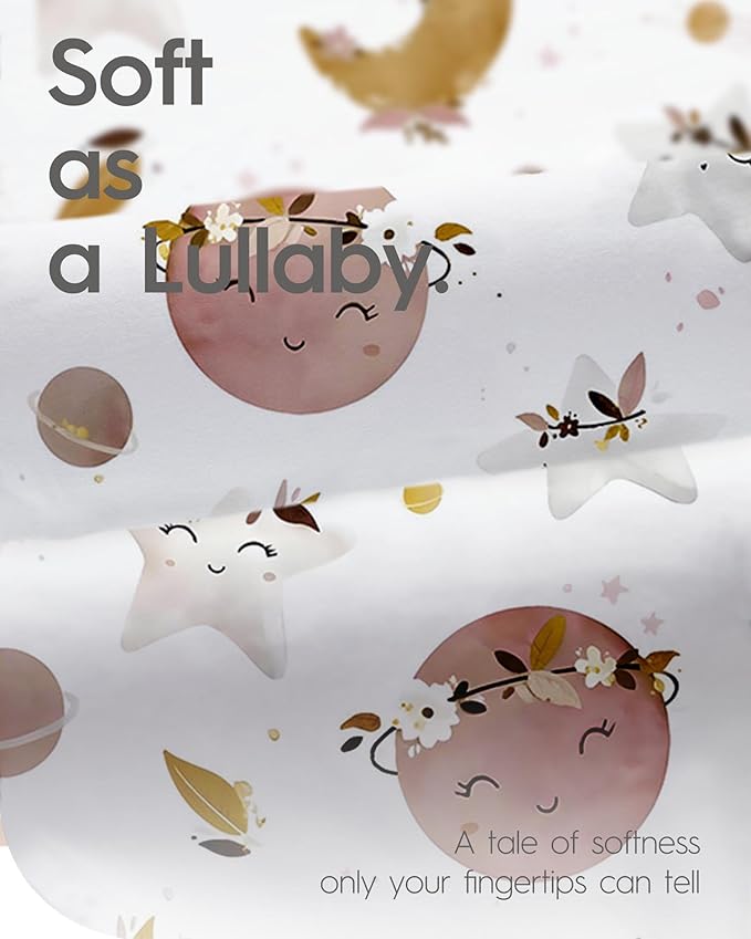 Bassinet Sheets for Baby Boy Girl, TotBasic Buttery Soft Universal Bassinet Fitted Sheet, Compatible with Halo, Mika Micky, Baby Delight, Dream On Me, Maxi COSI & More Bassinet Mattress