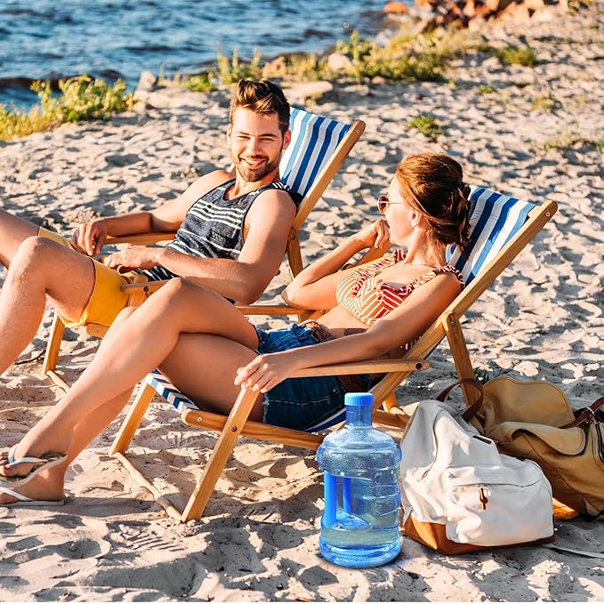 PACKOVE 5L Water Bottle Gallon Water Bottle Plastic Water Jug with Handle Leak Proof Water Bottle Reusable Water Jug for Gym Sports Office Daily