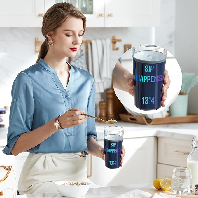 6 Pack Shiny Alphabet Stickers for Stanley Cups, Waterproof Colorful Self Alphabet Letters Sign Decor for Tumbler Water Bottle Desk Laptop Bag Classroom Gifts