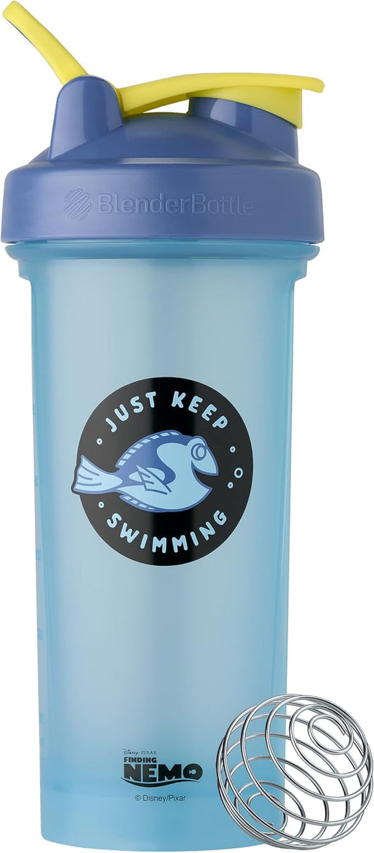 BlenderBottle Pixar Classic V2 Shaker Bottle Perfect for Protein Shakes and Pre Workout, 28-Ounce, Finding Nemo