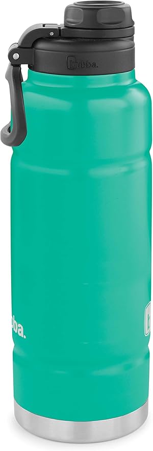 Bubba Trailblazer 40oz Vacuum-Insulated Stainless Steel Water Bottle with Leak-Proof Lid, Keeps Drinks Cold up to 38 Hours or Hot up to 10 Hours, Rock Candy