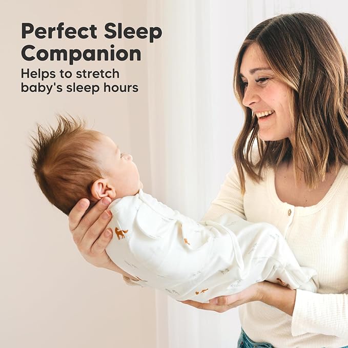 Baby Swaddle Sleep Sacks with Zipper - 3-Pack Newborn Swaddle Sack, Baby Swaddles Sleep Sack 0-3 Months, Wearable Blanket Baby, Baby Swaddle Blanket Wrap, Swaddle Sack, Easy Change Swaddle (Forest)