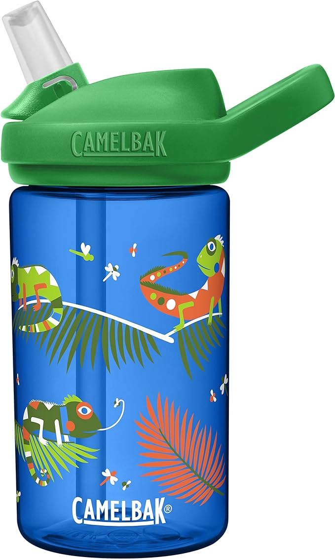 CamelBak Eddy+ 14oz Kids Water Bottle with Tritan Renew – Straw Top, Leak-Proof When Closed