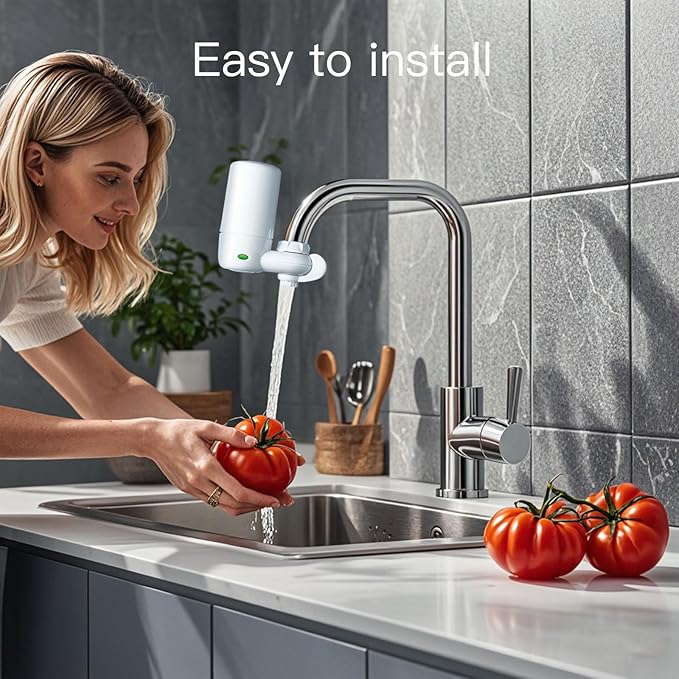 Faucets Filter Cartridge, Replacement for Brita® Faucet Filter, Brita® 36311 On Tap Water Filtration System, Brita® FR-200, FF-100 Replacement Filter, NSF Certified, White (Pack of 3)