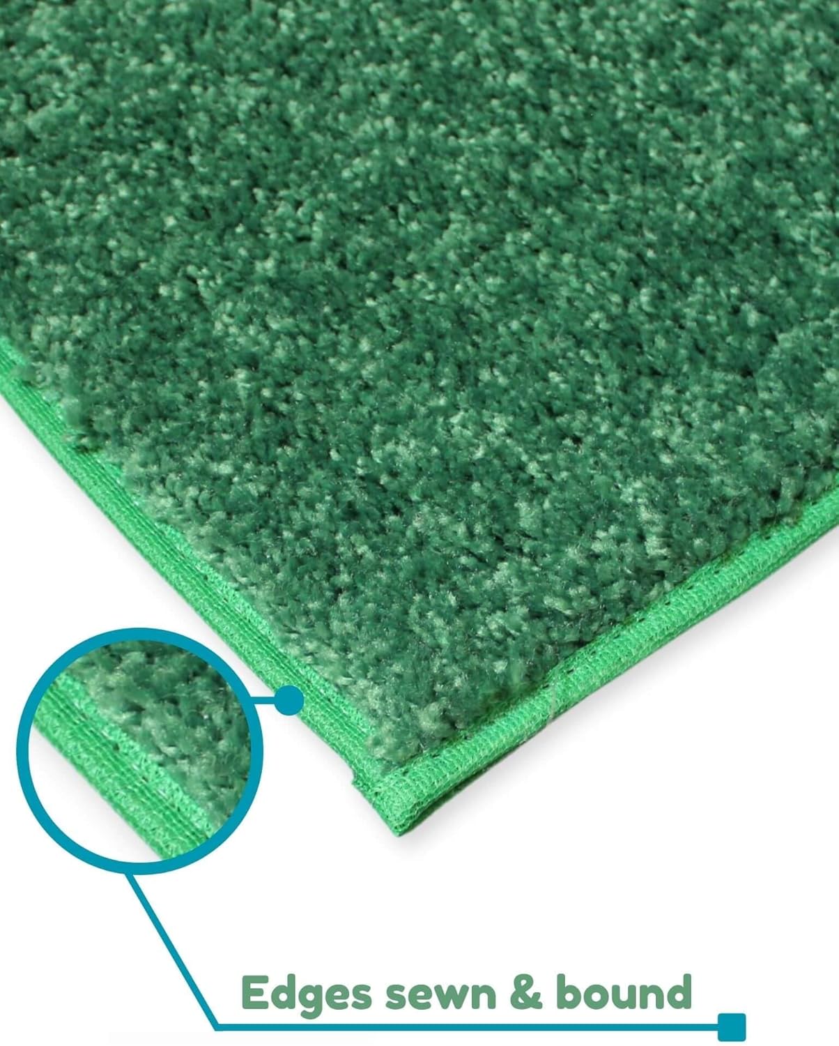 KOECKRITZ Soft and Colorful Kids Classroom Area Rugs (Passes Flammability Pill Test) Many Sizes and Bright Colors to Select from (11' Round, Froggy)