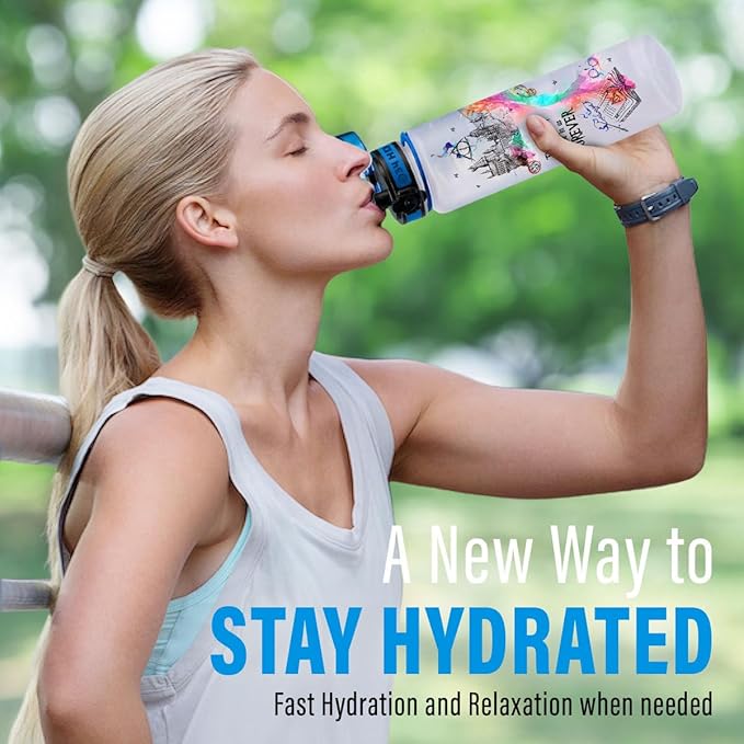 Potter Movie Water Bottle 32 oz with Time Marker, The Stories We Love Best Motivational Bottle, Funny Gifts for Movie Lovers, Gifts for Women