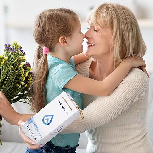 FRAMICS Hydrogen Water Bottle with Gift Box, Portable Hydrogen Water Bottle Generator with PEM SPE Technology, 3Min Quick Electrolysis Hydrogen Water Ionizer Machine for Home Office Travel Exercise