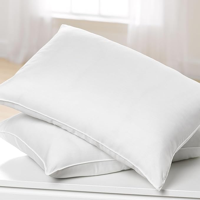 Martex Twin Pack Pillow, Standard, White