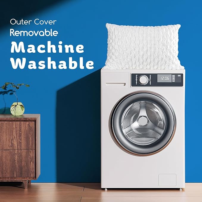 Cooling Bed Pillows for Sleeping Shredded Memory Foam Adjustable Cool Rayon Derived from Pillow for Side Back Stomach Sleepers Luxury Gel Queen Size 1 Pack Washable Removable Cover