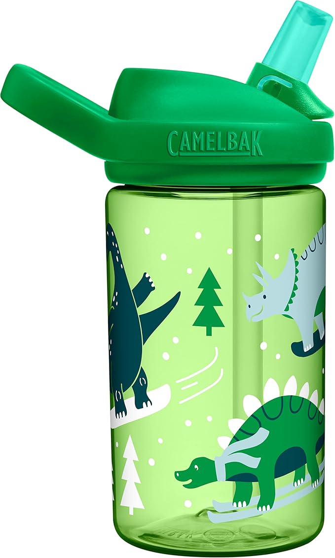 CamelBak Eddy+ 14oz Kids Water Bottle with Tritan Renew – Straw Top, Leak-Proof When Closed - Limited Edition Colors