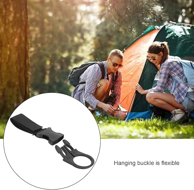 Water Bottle with Clip for Backpack, Flexible and Detachable Tight and Firm Water Bottle Holder for Outdoor