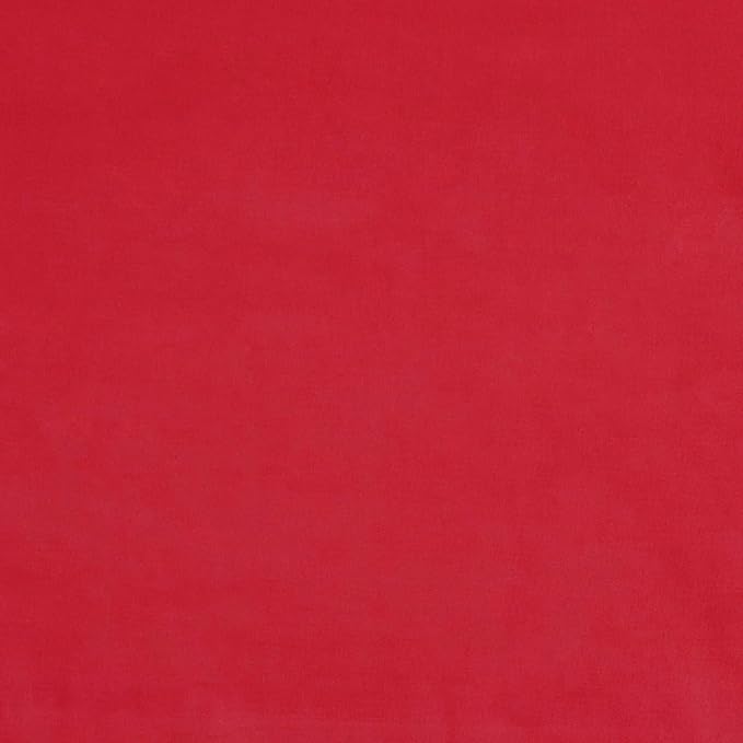 Amazon Basics Kid's Soft Easy-Wash Lightweight Microfiber 3-Piece Sheet Set, Twin, Red, Solid