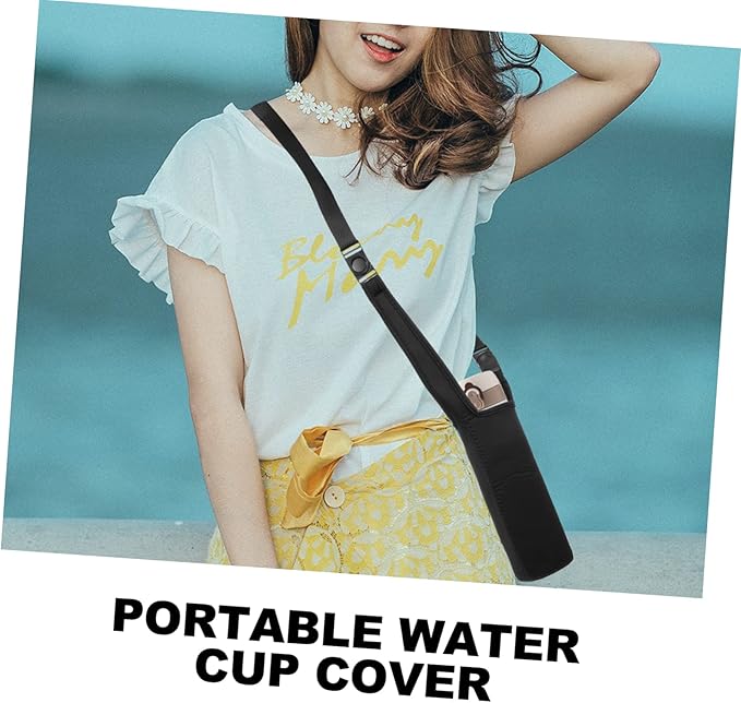 Holibanna 2pcs Cup Sets Water Bottles Insulated Water Bottles Neoprene Water Bottle Sleeve Travel Bottle Holder Bag Bottle Warmer Pouch Water Bottle Gym Protector Cup Cover Print