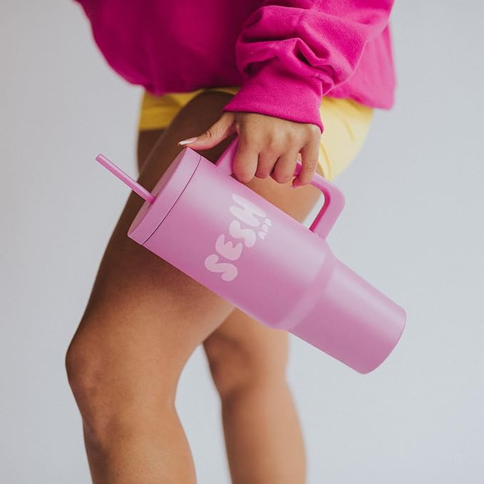 Sesh Fitness Tumbler (Pink)