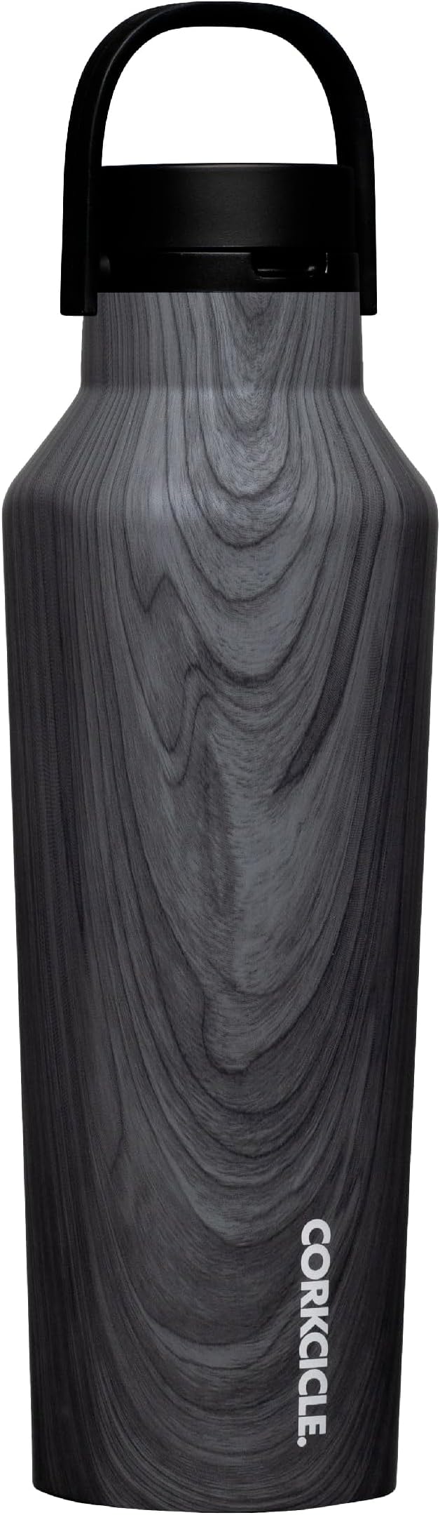 Corkcicle Sport Canteen Insulated Tumbler, Burnt Wood, 20 oz – Reusable Water Bottle Keeps Beverages Cold for 25 Hours & Hot 12 Hours – Cupholder Friendly Tumbler with Screw-On Cap